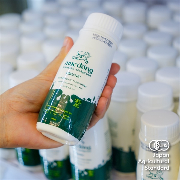 Sữa tươi hữu cơ thanh trùng organic mục đồng 180ml