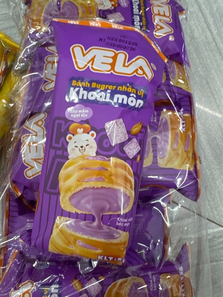 Bánh bugrer khoai môn
