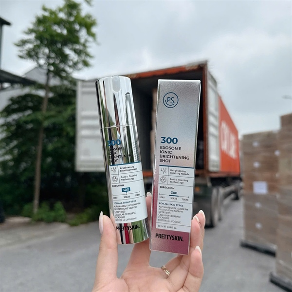 Vi gai dưỡng sáng Exosome 300 Prettyskin 50ml (VAT)