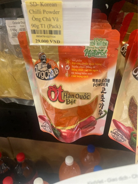 Ớt bột kiểu Hàn Quốc 90GR