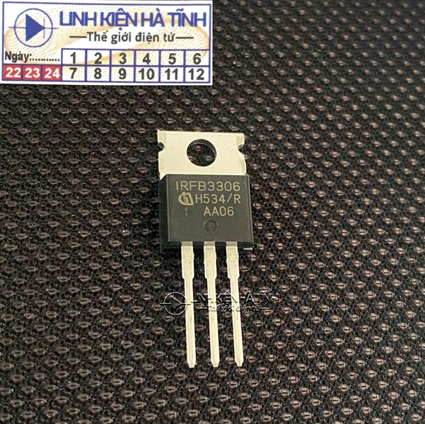 MOSFET IRFB3306 FB3306 160A 60V CHÍNH HÃNG MỚI-AG22 MOSFET IRFB3306 FB3306 160A 60V CHÍNH HÃNG MỚI-AG22
