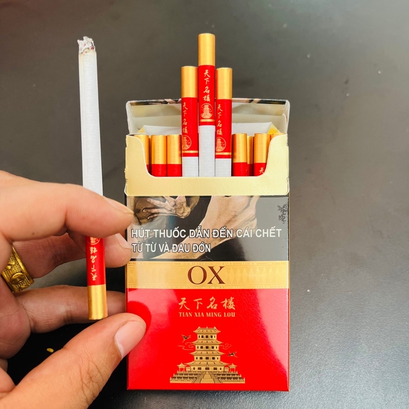 Thuốc lá OX đỏ 越南天下明楼