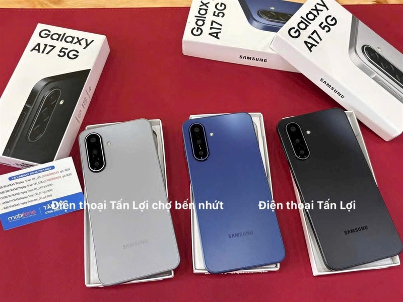 DT Samsung A17 5G ram 8 bộ nhớ 128gb màu xanh