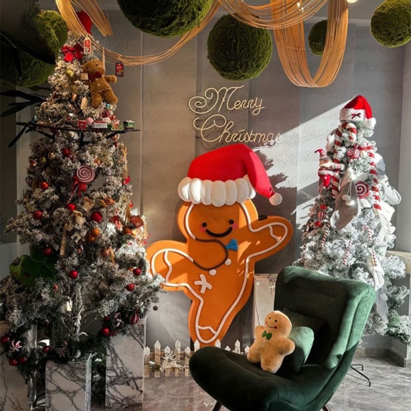 Mô hình bánh gừng trang trí noel cực dễ thương