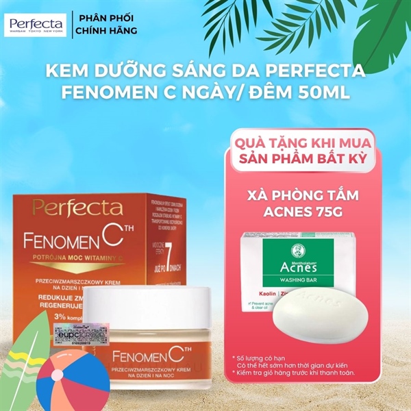 Kem Sáng Da Dưỡng Ẩm Sâu Ngày Đêm Perfecta Fenomen C Deep Moisturising Day & Night Cream 50ml