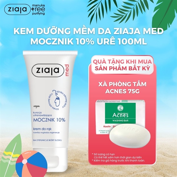 Kem Dưỡng Ziaja Med Mềm Da 10% Ure Cream 100ml