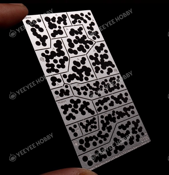 DỤNG CỤ ALEXEN - AJ0135 - TẤM KIM LOẠI SƠN CAMO