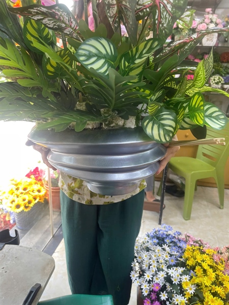 Sóng Trơn - Lọ hoa - Hoa Lụa Vân Vượng