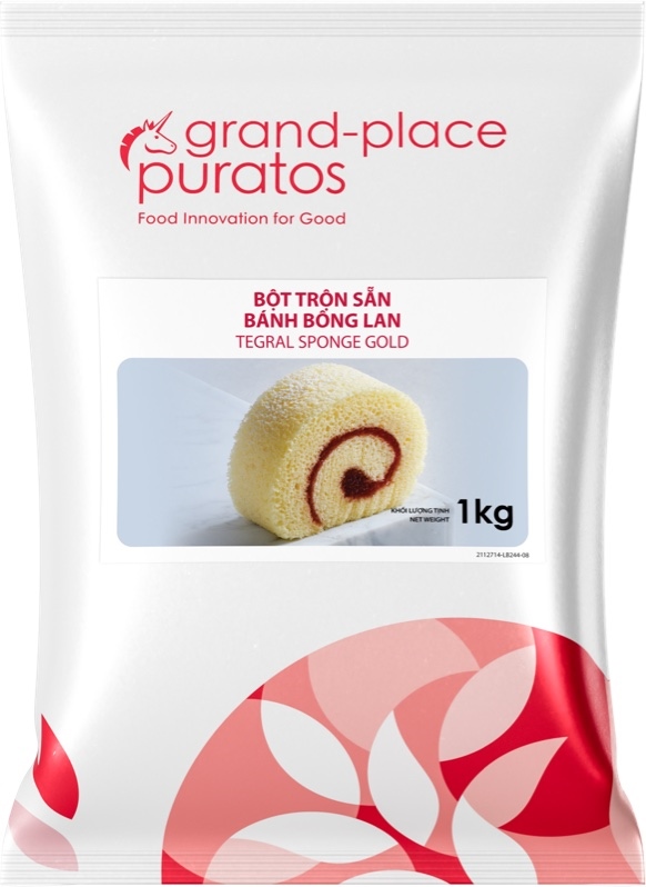 Bột Trộn Sẵn Bông Lan Sponge Gold 1kg