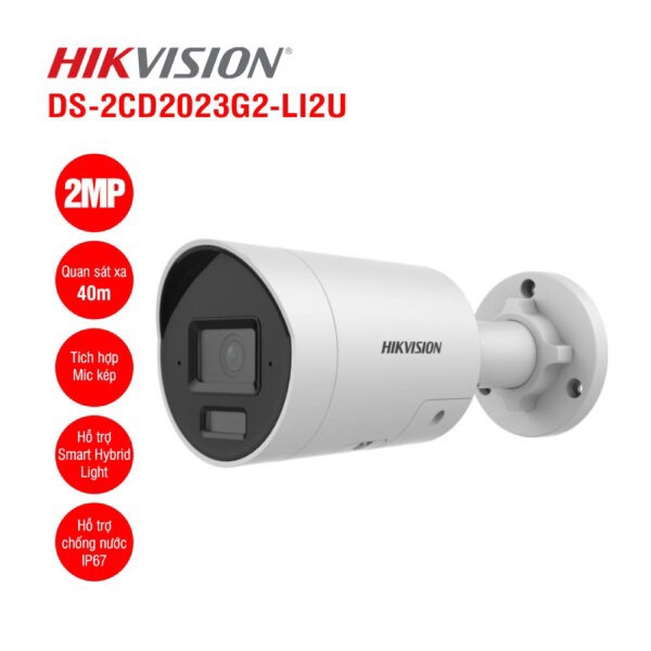 Camera IP Hikvision DS-2CD2023G2-LI2U 2MP