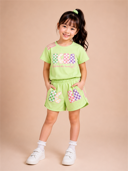 BG SHORT IN CHỮ BCBA CARO