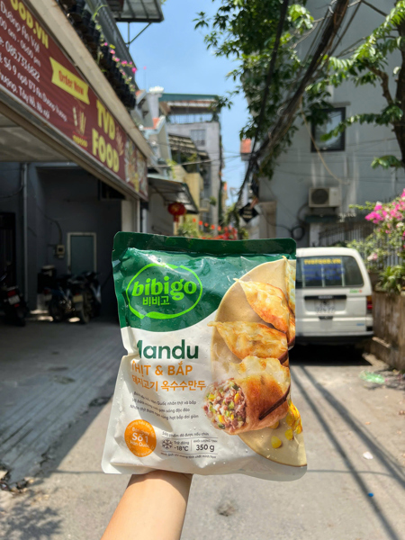 Mandu Thịt và Bắp CJ 350gr