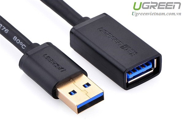 Cáp nối dài USB 3.0 1M âm dương Ugreen 10368 cao cấp