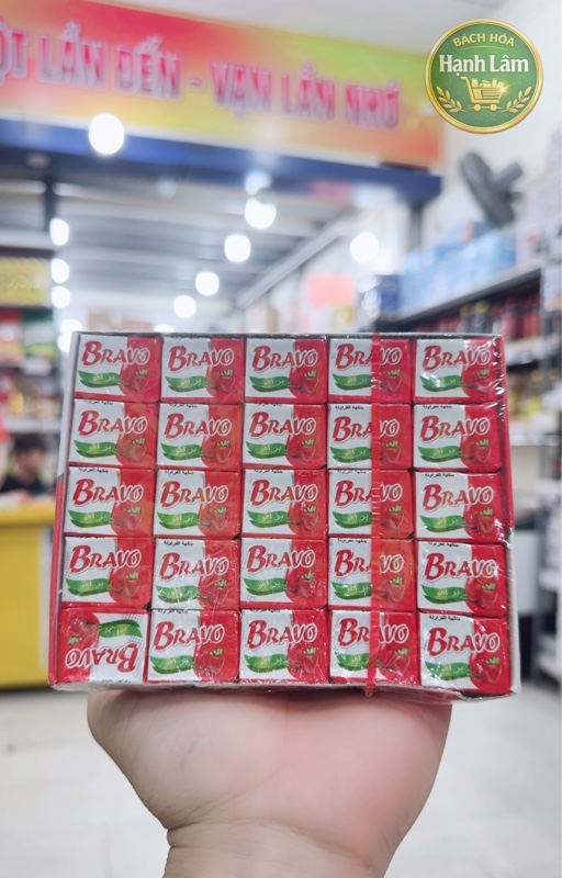 Hộp 50 viên kẹo singum Bravo 260g ( dâu + bạc hà )