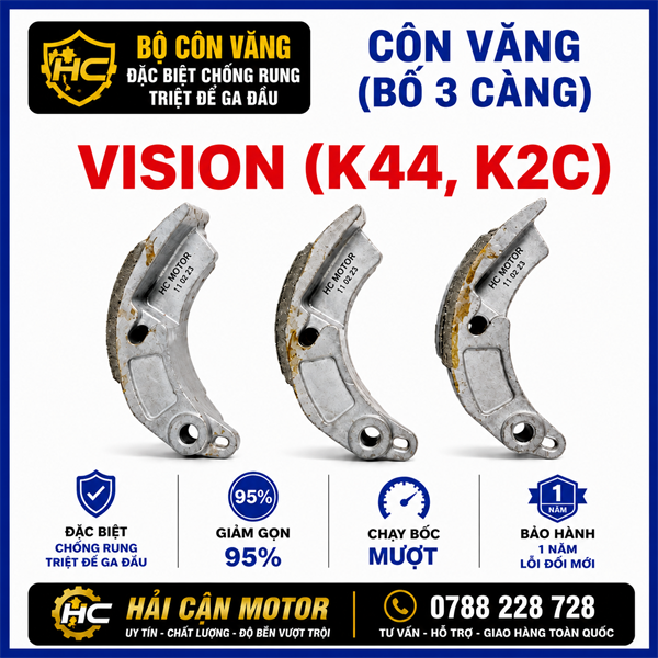 Côn văng (bố 3 càng) Vision (K44, 2015 - 2020) BRANDU