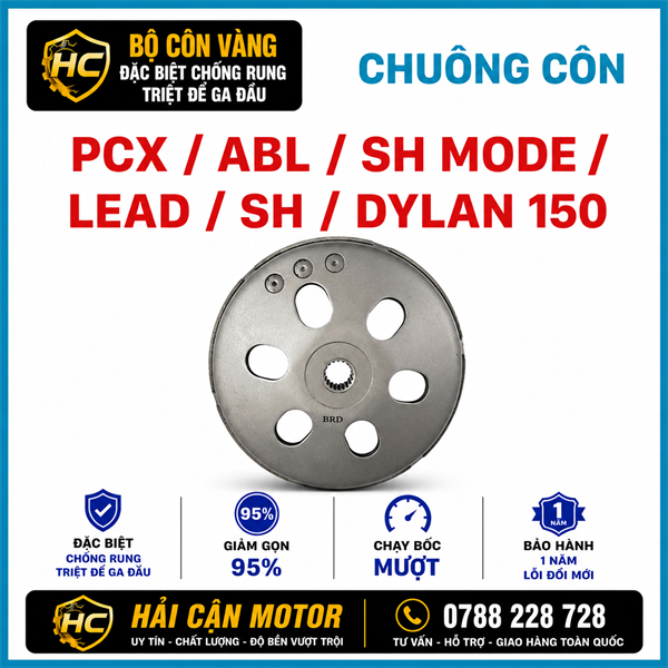 Chuông côn PCX / ABL / SH Mode / Lead / SH / Dylan 150 BRANDU