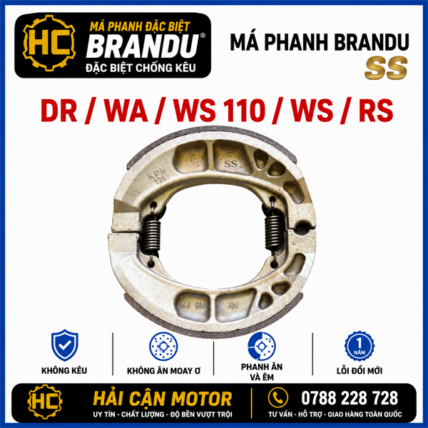 Má Phanh Cơ Dr/W SS Đặc Biệt