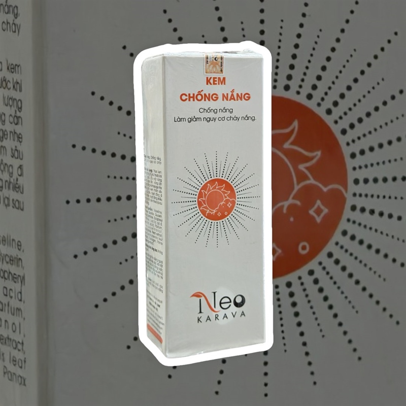 Kem chống nắng Neo Karava nâng tone da, siêu kiềm dầu, chống bóng nhờn, dành cho mọi loại da 50ml