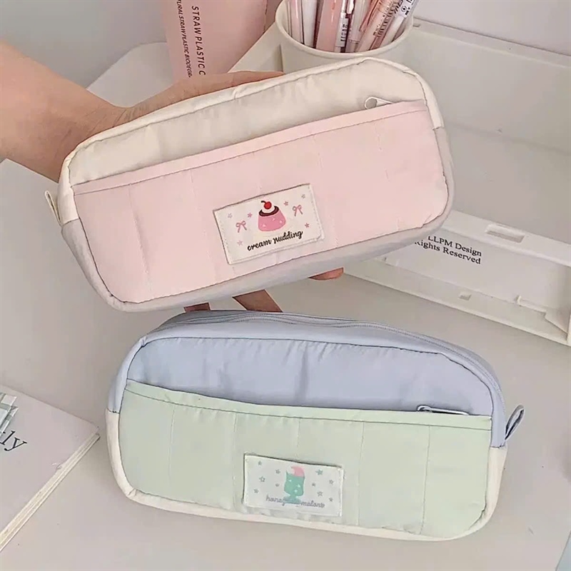 Túi đựng bút hình tráng miệng pastel
