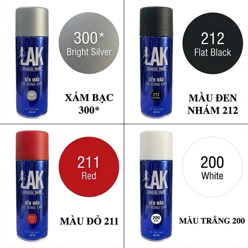 Sơn xịt chịu nhiệt LAK