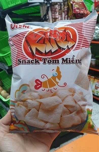 Snack Oishi Kirei tôm miếng 45g
