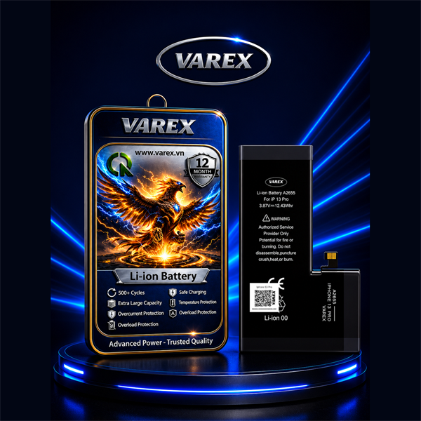 Pin Varex Iphone 13 Pro Dung Lượng Cao