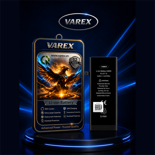 Pin Varex Iphone 13 Dung Lượng Cao