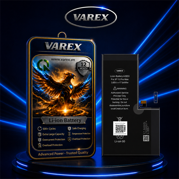 Pin Varex Iphone 13 Pro Max Dung Lượng Cao Chuẩn Đoán