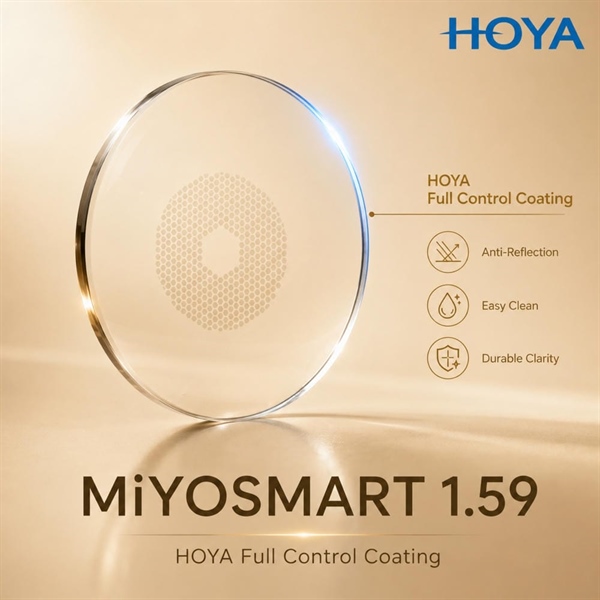 Hoya Nhật 1.56/1.61/1.67 Tròng kiểm soát cận thị trẻ em Nhật - Levalens Myo Control - SHMC/ BLUE