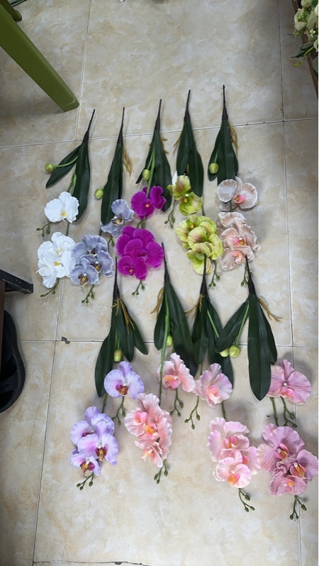 Xoăn xịn 2n - Hồ điệp, lan - Hoa Lụa Vân Vượng