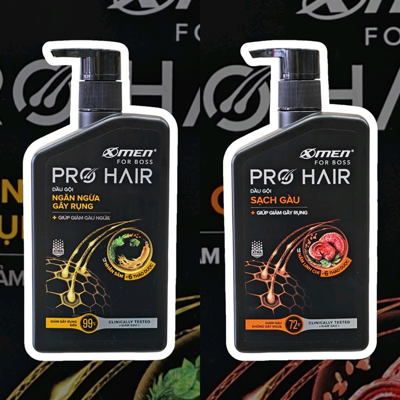 Dầu gội X-Men For Boss Pro Hair 350g