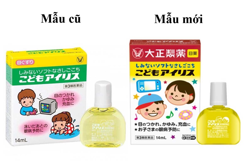 Thuốc nhỏ mắt từ 3 tháng-15 tuổi- Taisho Iris chống bức xạ máy tính, tivi, điện thoại cho bé 14ml