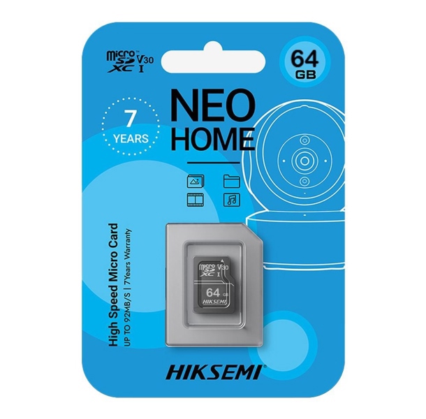 Thẻ nhớ 64GB HIKSEMI NEO XANH (1Y)