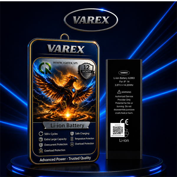 Pin Varex Iphone 14 Dung Lượng Cao