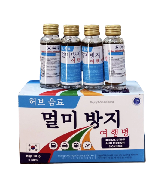 Nước thảo dược giảm say tàu xe Anti Motion Á Châu (h/10c/30ml)