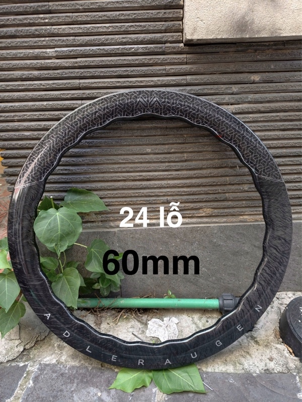 Vành carbon ADLERAUGEN 60mm 24 lỗ