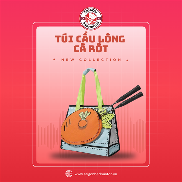Túi Cầu Lông Cà Rốt ( Nội Địa Trung)