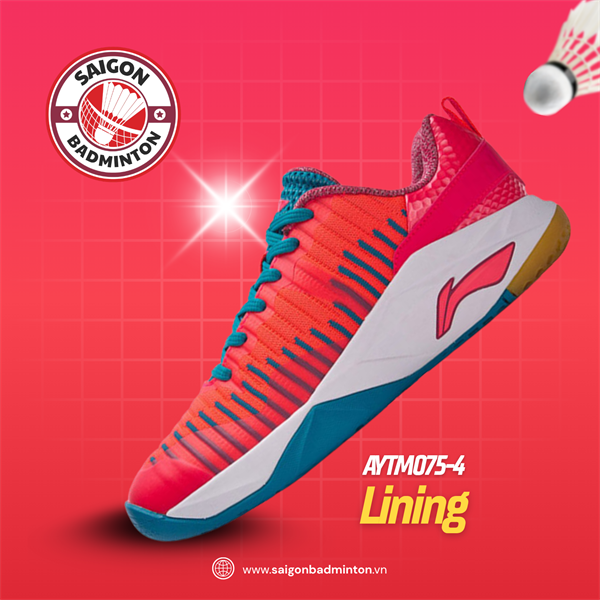 Giày Cầu Lông Lining AYTM075-4 Chính Hãng