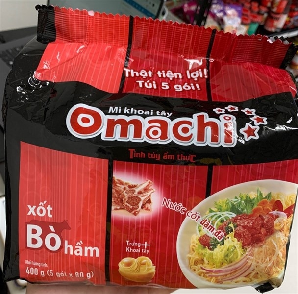 Omachi bò hầm 牛肉風味インスタントラーメン