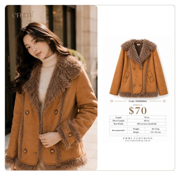 Luxe Fur Collar Coat