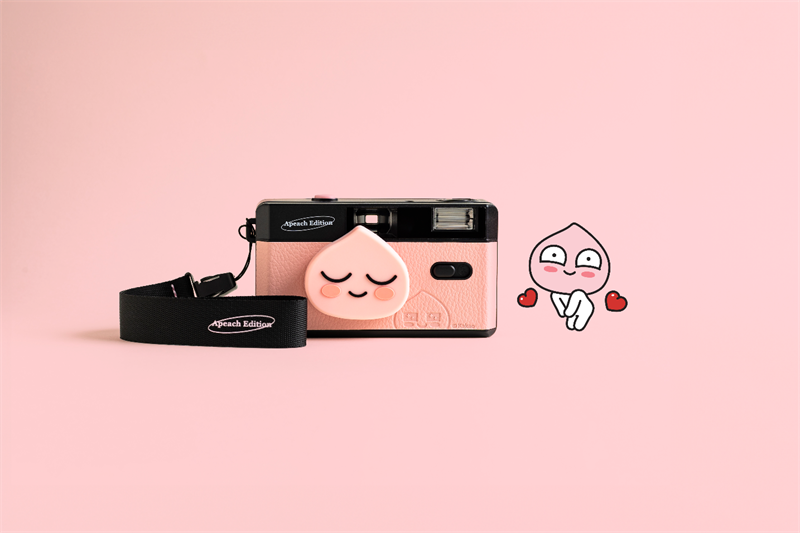 Máy ảnh sử dụng phim cuộn khổ rộng 35mm (KAKAO FRIENDS FILM CAMERA - APEACH)