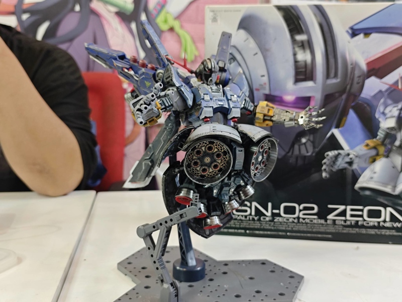 Mua bán (2ND CUSTOM, KÈM JETPACK, MOD LED) RG 1/144 MSN-02 ZEONG