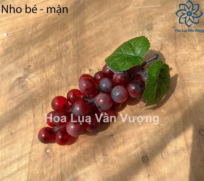 Nho bé - Mận - Quả và dây quả - Hoa Lụa Vân Vượng