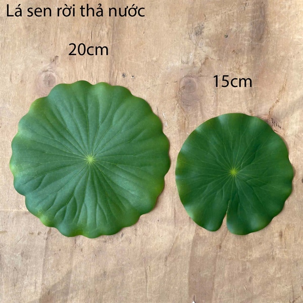 Lá sen rời - Lá cành ngắn - Hoa Lụa Vân Vượng