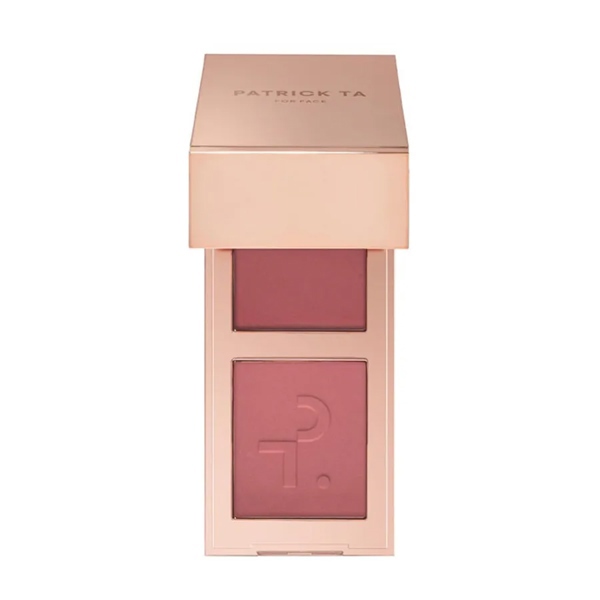 [NO BOX] PATRICK TA Má Hồng Double Take Creme & Powder Blush Duo Mini - She Goes To The Gym