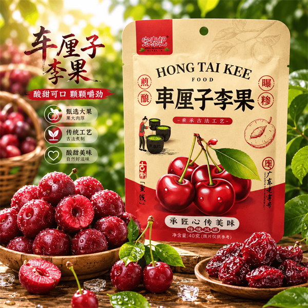 Mận anh đào sấy dẻo 40g (144gói/ thùng)