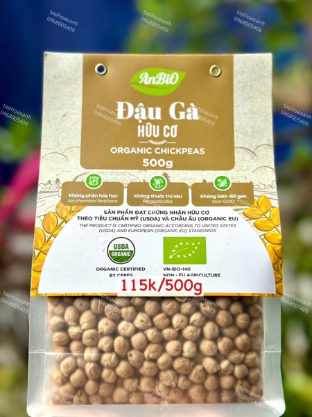 ABO Đậu Gà Hữu Cơ (500G)