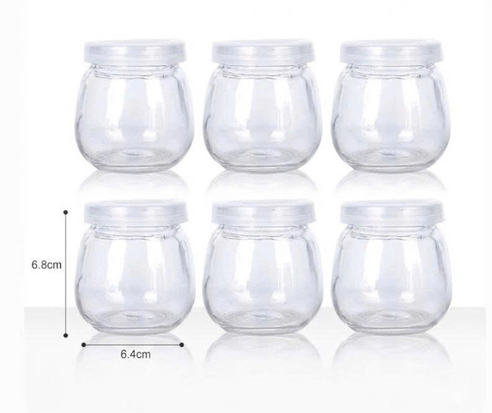 Set 6 hũ thủy tinh béo 100ml
