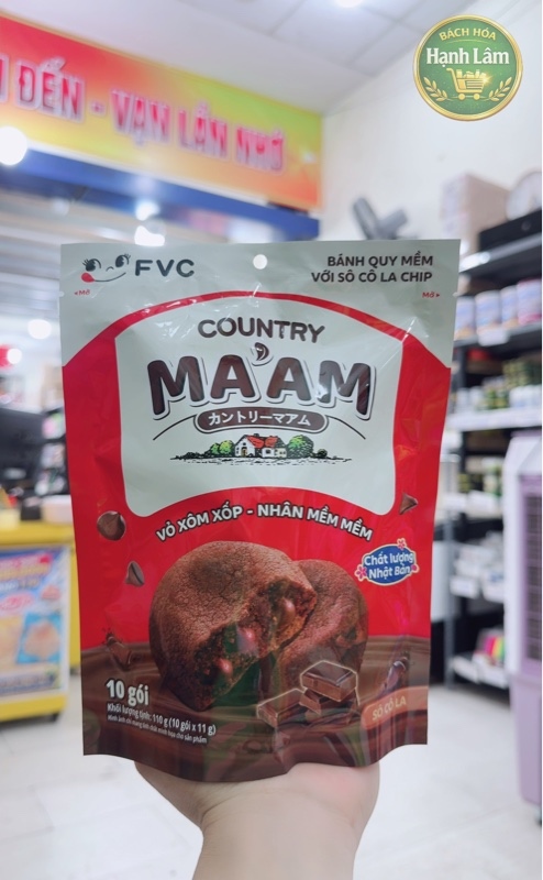 Bịch bánh quy mềm Ma’am 110g ( Socola )
