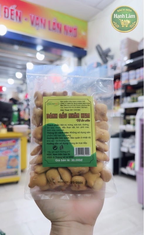 Túi bánh gấu Ngọc Ngà kem bơ sữa